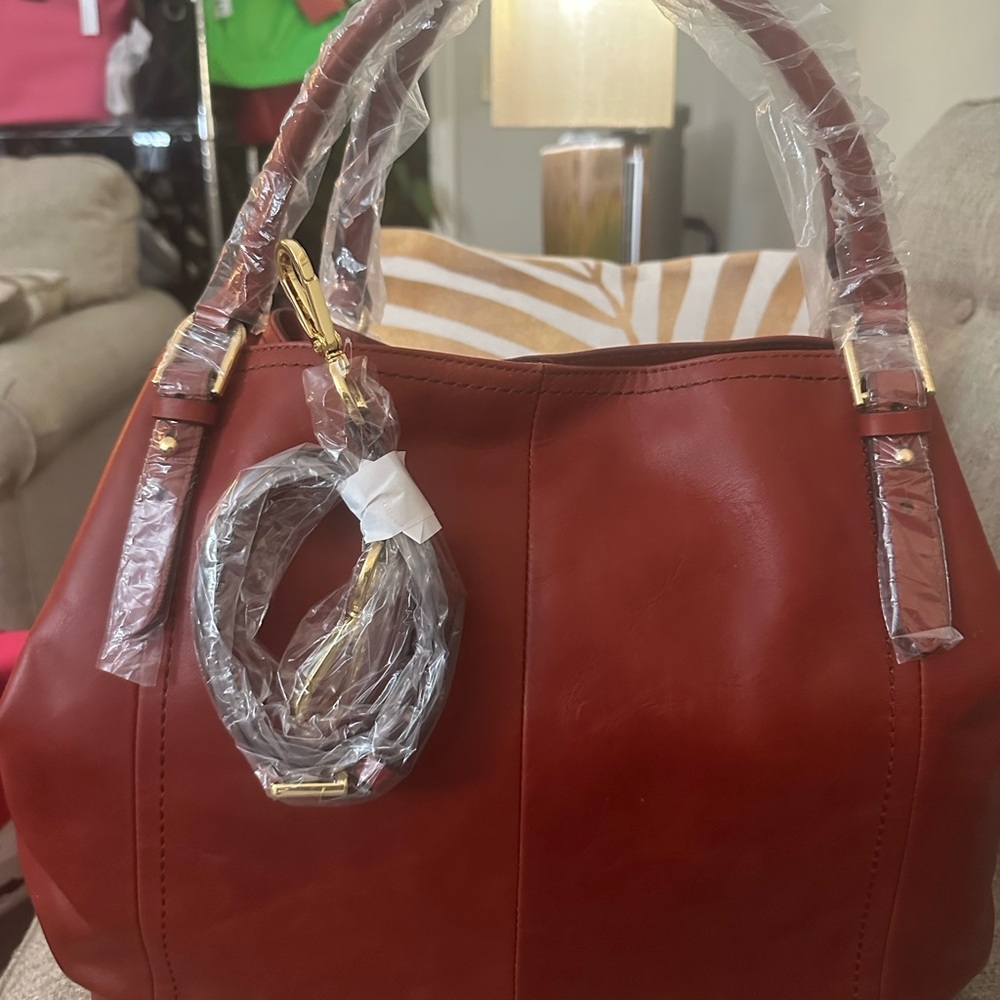 Red Leather Tassel Shoulder Bag - Women - Picture 11 of 16